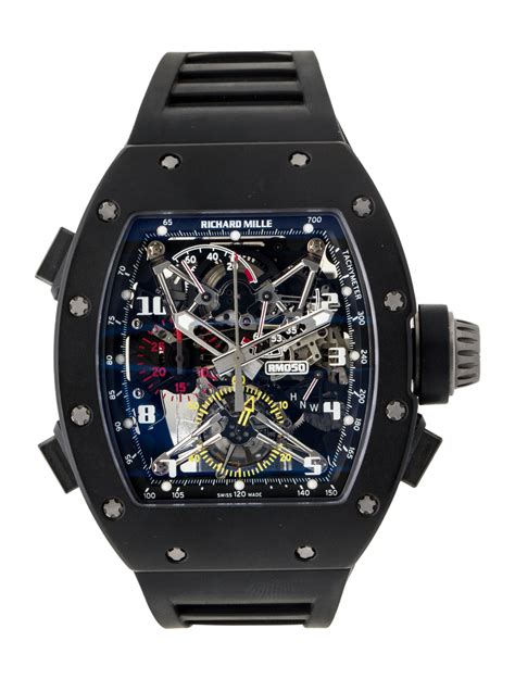 richard mille movimento|RM 050 : Watch Tourbillon Chronograph Felipe Massa .